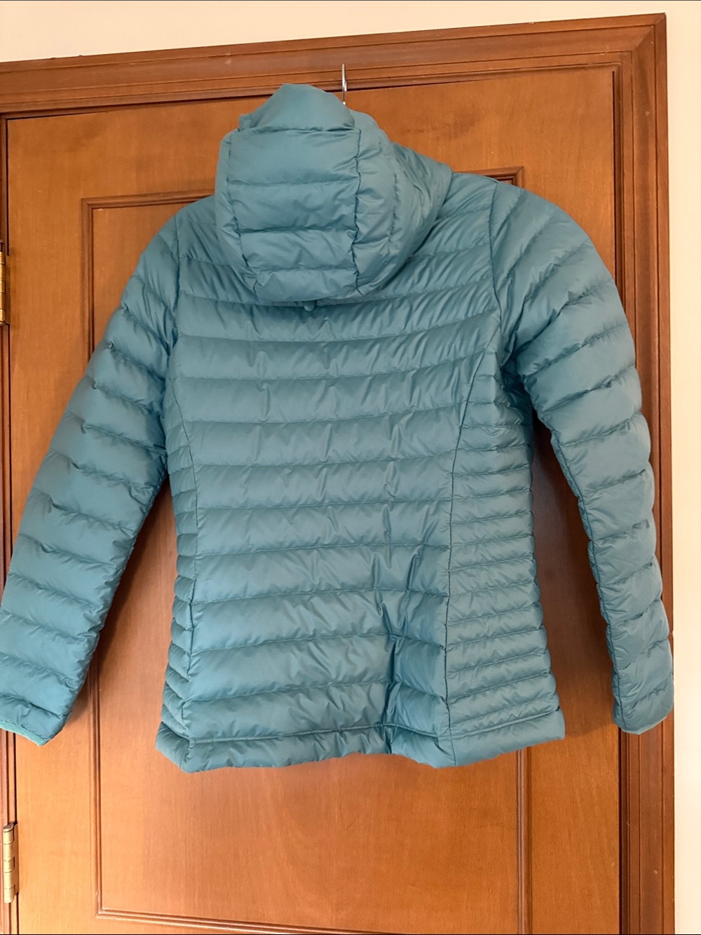 Patagonia Teal Lightweight Quilted Hooded Jacket - Picture 4 of 4